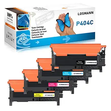 LOSMANN toner kompatibel med Samsung P404 CLT-P404C för Samsung 404S CLT-K404S CLT-C404S CLT-M404S CLT-Y404S för Samsung Xpress SL-C480W C480FW C430W C48X C480 C480FN C430 C432W C432 C433W (4-pack)