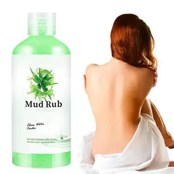 Yatlouba Mud Rubbing Artefakt,Exfoliering Body Scrub Gel 350 ml Body Wash Scrub med Gnuggande Mud Run Scrub Cream för glödande exfoliering tar bort smuts, återfuktar, glöder slät hud