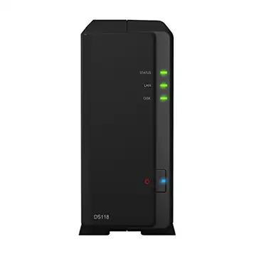 Synology DiskStation DS118 bunt inkl. WD röd (1 x 2 TB WD röd)