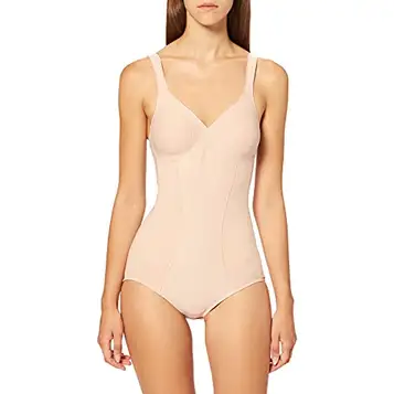 Triumph Modern mjuk bomull formkläder body, Neutral beige, 90E