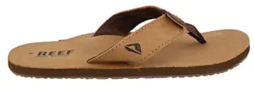 REEF Leather Smoothy R0232 Herr Flip-Flops, Brun, 43 EU