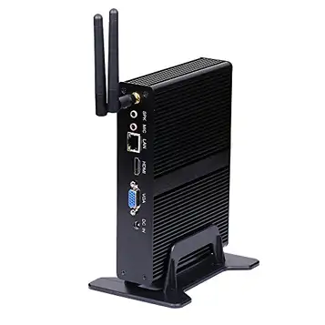 HUNSN Fanless Mini PC, Desktop Computer, HTPC, Nano Kodi Box, J1900 N3510 N3520, Windows 11 Pro or Linux Ubuntu,  BM11, AC WiFi, BT, VGA, HDMI, USB3.0, 4 x USB2.0, LAN, 8G RAM, 64G SSD