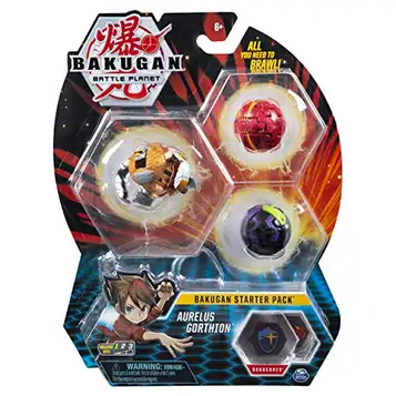 Bakugan Startpaket: Aurelus Gorthion –  bordsspel för alla åldrar (36+)