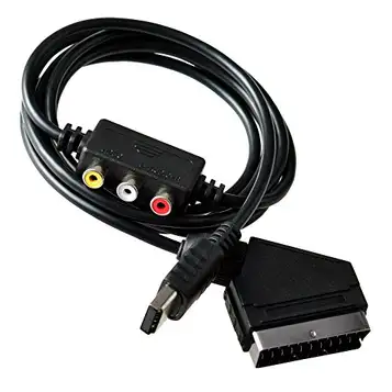 Mcbazel Scart RGB AV-kabel ljudkabel videoanslutning för Sega Dreamcast