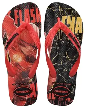 Havaianas herr topp herois DC flip-flop, röd, 3/4 UK, Röd, 35/36 EU