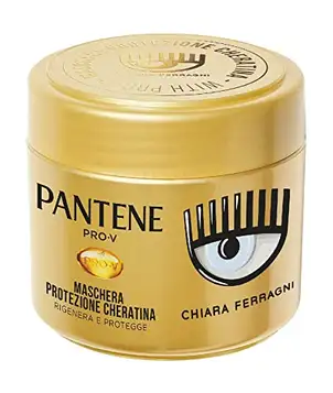 Pantene Pro-V by Chiara Ferragni skyddsmask med keratin, regenererar och skyddar för svagt och skadat hår, begränsad upplaga, 300 ml