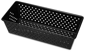 Guardini Gardenia, Borrad brödform 25 x 11 cm, Stål med non-stick beläggning, Svart