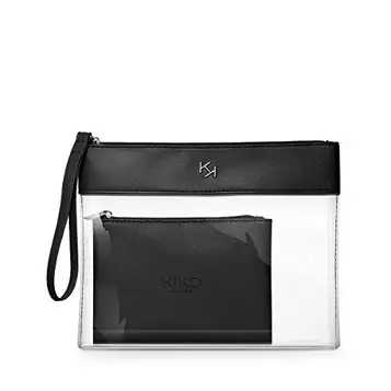 KIKO Milano TRANSPARENT BEAUTY CASE 001   Klart skönhetsfodral med innerpåse