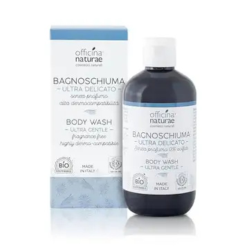 Officina Naturae Ultrakänsligt parfymfritt skumbad för känslig hud och MCS- och dermatitfri, allergifri, sulfater och Parabener, 250 ml