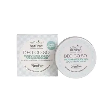 Officina Naturae Deodorant Co. So. Neutral utan parfym deo solid ekologisk plast fri med bakpulver 50 ml