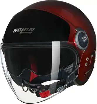 Nolan N21 Visor 06 Verniciatura Speciale Jet hjälm S Svart Röd