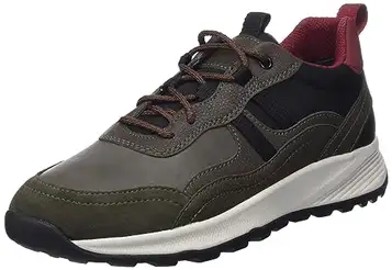 Geox Män U Terrestre A sneakers, Military Black, 41 EU