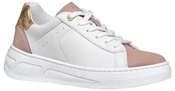 Geox Dam D LJUBA sneakers, vit/antik ros, 38 EU, Vit antik ros, 38 EU