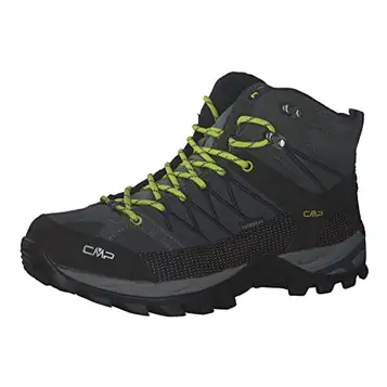 CMP Rigel Mid Trekking Shoe Wp herr vandringsskor, Grå B blå, 41 EU