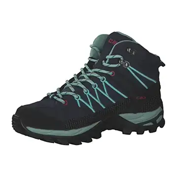 CMP Rigel Mid Wmn trekking sko Wp dam Promenadsko, Blue Acqua, 36 EU