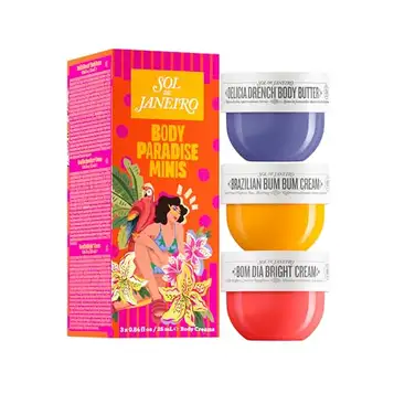 SOL DE JANEIRO Body Paradise Minis: Mini Body Care Trio, 3 x 25 ml kroppskräm