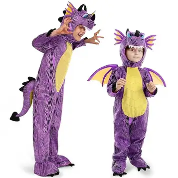 Spooktacular Creations Halloween barn unisex drake kostym dinosaurier dinosaurier dinosaurier set för barn halloween baby tricks för barn-S