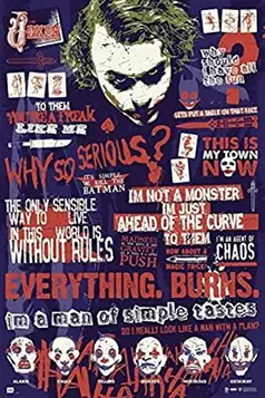 Grupo Erik Joker Poster 36 x 24 inches / 91.5 x 61 cm Shipped Rolled Up Cool Posters Art Poster Posters & Prints Wall Posters