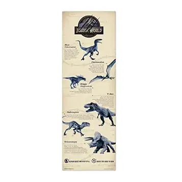 Grupo Erik Jurassic World Poster 20.8 x 62.2 inches / 53 x 158 cm Shipped Rolled Up Cool Posters Art Poster Posters & Prints Door Posters