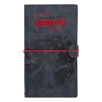 Grupo Erik Stranger Things Travel Journal PU Leather Notebook   Diary Journal, Travel Notebook, Travel Accessories, Travel Gifts, Travel Gift   Stranger Things Gifts, Stranger Things Merchandise