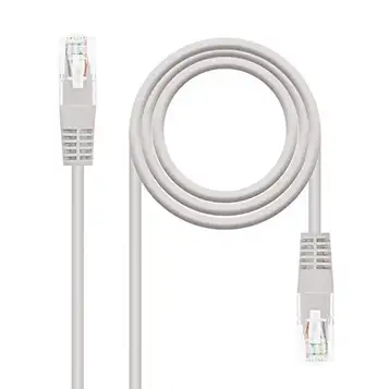 Monkey Ladder RJ45 LSZH Cat.6 UTP Ethernet-nätverkskabel, AWG24, 100% koppar, Allogen fri, grå, 0,5 m slang