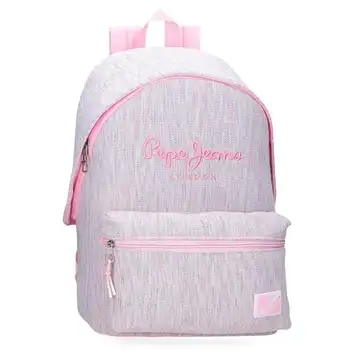 Pepe Jeans Miri Skolryggsäck Rosa 31 x 44 x 17,5 cm Polyester 22,79 L av Joumma Bags, Rosa, skolryggsäck