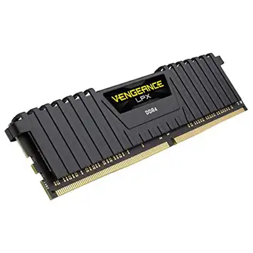 Corsair CMK16GX4M1A2400C14 Vengeance LPX 16GB (1x16GB) DDR4 2400Mhz C14 XMP 2.0 High Performance Desktop Memory, Black