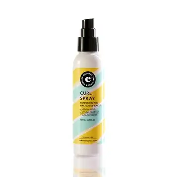 COCUNAT Curl Spray Curl Hold Medium Hold without Weighing Down Curls Flexible Curl Curly Method Silicone and Alcohol Free Curly Girl Method 125 ml