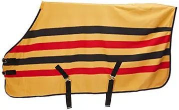 Cwell Equine FLEECE HORSE RUG svalare stabil resa show NEWMARKET STRIPE (6'0) ..