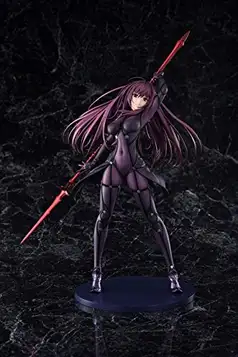 FABIIA Avtagbar 31 Cm Japansk Anime Fate/Grand Order Lancer Scáthach Standing Pretty Girls Pvc Action Figur Modell Vuxen Toy Doll Statue Desktop Ornament Dekoration Nytt År/Med Gåva Bo*