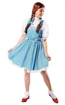 Rubie's Rubies 887378 officiella trollkarlen från Oz Dorothy, vuxendräkt stor Halloween