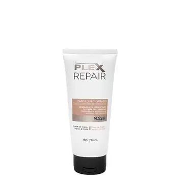 Deliplus Plex Repair mask hårt skadat hår med argan, jojoba och sheaolja 200 ml.