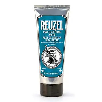 Reuzel Matte Styling Paste Medium, Pliable Hold Adds Thickness, Fullness, And Texture To The Hair Contains Moisturizing Oils Easy To Use No Shine Water-Soluble For Easy Rinsing 3.38 Oz