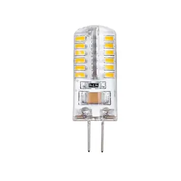 PFHSKLCWY Glödlampa 10 st/lot G4 LED-lampa AC DC12V 220V 2W 3W 5W 7W 9W 12W Ljus Varm Kall/Vit LED-lampa 360 Strålvinkel Byt ut halogenlampor Belysning(Cold White,5W 3014 48D 220V)