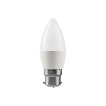 PFHSKLCWY Glödlampa LED Candle Light Mini Bulb C37 G45 AC3P 110V AC220V E14 E27 B22 Ljushuvud flimmerfritt 3W-7W Lämplig for kontorsbelysning Belysning(White light,C37 B22_AC100-240V_7W)