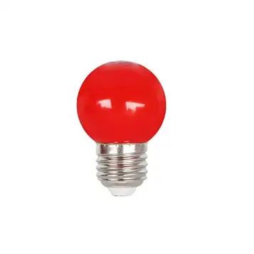 PFHSKLCWY Glödlampa Färgglada E27 B22 1W 2W 3W 5W 220V Röd Blå Grön Vit Gul Varma RGB-lampor Energisparande LED-kullampa Globlampa Belysning(E27(220V),RED(5PCS)_5W)