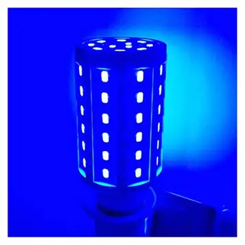 PFHSKLCWY Glödlampa 5W 10W 15W 20W E27 LED-lampa SMD5730 Lampor Röd Gul Bule Rosa Grön Trädgård Gräsmatta Landskap Dekorativa glödlampor Belysning(Blue,20W)