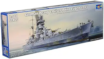 Trumpeter 05767 modellbyggsats Tysk cruiser Prins Eugen 1945