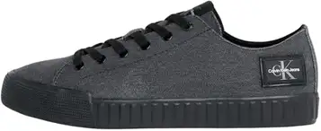 Calvin herr Skater Vulc låg snörning CS ML DIF vulkaniserade sneakers, svart, 6.5 UK, Svart, 39 EU