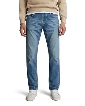 G-STAR Mosa raka jeans för män, Blå (Faded Blue Pool D23692-d503-g121), 33W / 32L