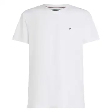 Tommy Hilfiger Essential Regular Fit Solid Tee Herr, White, M