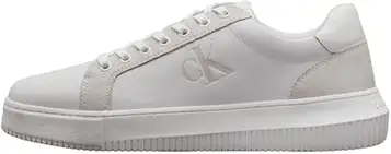 Calvin herr Chunky Cupsole Autentisk YM0YM01123 sneakers, Vit (Ljusvit/krämig vit), 9 UK, Vit ljus vit krämig vit, 41.5 EU