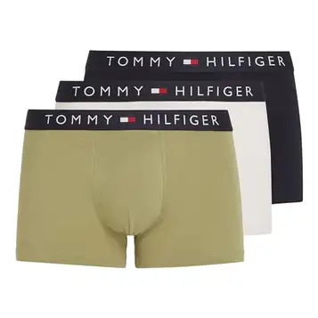 Tommy Hilfiger Herr 3P Trunk Faded Olive/Des Sky/Misty Coast S, Faded Olive/Des Sky/Misty Coast, S