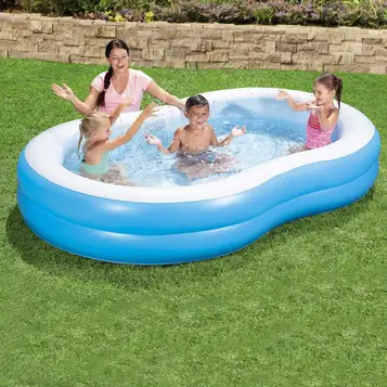 Bestway Familjepool Big Lagoon 262x157x46 cm