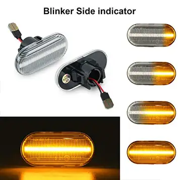 OZ-LAMPE blinkersljus dynamisk sidopetare klar för Fortwo W453 C453 Nissa-n Interstar Primastar Kubistar Movano Vivaro Renaul-t Clio Espace Kangoo Laguna Megane SCÉNIC Twingo Master