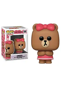 Funko 48154 POP Animation: Line Friends-Choco Samlarobjekt leksak, Flerfärgad