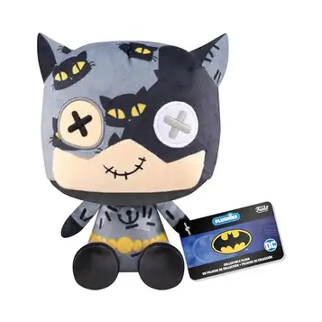 Funko POP! Plysch: Patchwork Catwoman- DC Comics Mjuk leksak för samlare Födelsedagspresent Officiell merchandise Uppstoppad plysch för barn och vuxna Perfekt för serietidningsfans