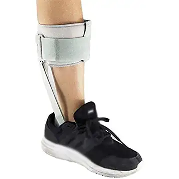 SXTYFBB Drop Foot Splint Support, Justerbar Ankel Foot Drop AFO Brace Orthosis Splint, för behandling av Plantar Fasciitis Achilles tendonit & Fotdroppe, avlasta trycket (vänster XL)