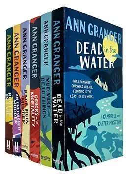 Campbell and Carter Mystery Series 6 Books Collection Set By Ann Granger(Mud,Muck and Dead Things, Rack Ruin and Murder,Bricks & Mortality,Dead In The Water,Rooted in Evil, An Unfinished Murder)