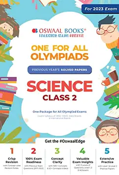 ,Oswaal Editorial Board Oswaal One For All Olympiad Previous Years' Solved Papers, Class-2 Science Book (For 2023 Exam): Science Class-2